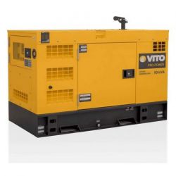 Groupe électrogène triphasé diesel puissant professionnel VITO.