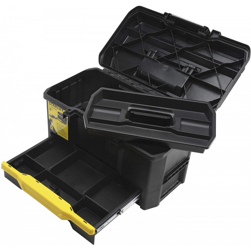 Boîte à outils Stanley - L x l x h - 390 x 220 x 170 mm de Boîte à outils